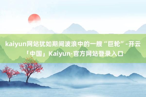 kaiyun网站犹如期间波浪中的一艘“巨轮”-开云「中国」Kaiyun·官方网站登录入口