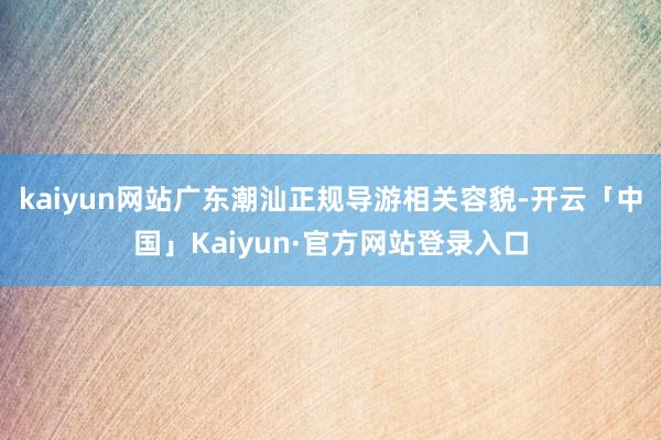 kaiyun网站广东潮汕正规导游相关容貌-开云「中国」Kaiyun·官方网站登录入口